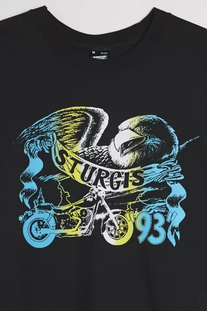 Screen Stars Sturgis 1993 Bike Rally Graphic Tee