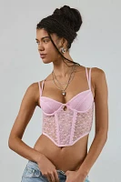 Out From Under Hearts Desire Lace Corset Top