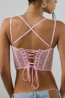 Out From Under Hearts Desire Lace Corset Top
