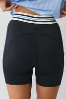 FILA Mika Stripe High-Rise Bike Short