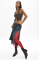 Western Icons Printed Sheer Tights