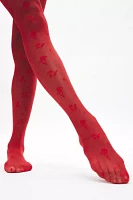 Western Icons Printed Sheer Tights