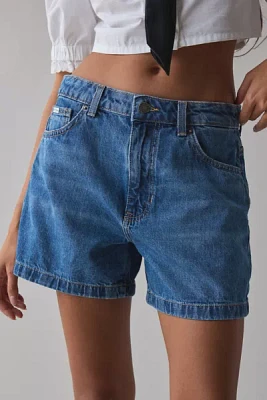 GUESS JEANS High-Rise Denim Mom Short