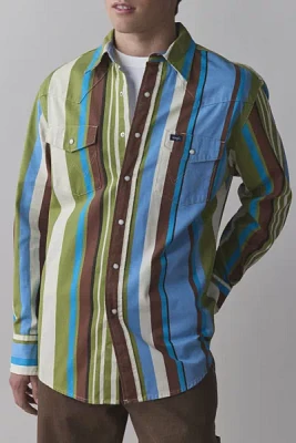 Wrangler Brushpopper Stripe Long Sleeve Shirt