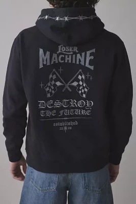 Loser Machine Barbed Wire Oversized Hoodie Sweatshirt