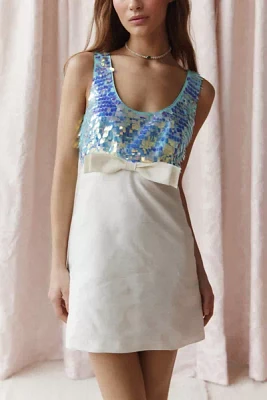 Kimchi Blue Neely Sequin & Bow Embellished Mini Dress