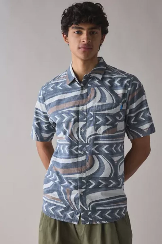 KAVU Topspot Patterned Woven Short Sleeve Shirt