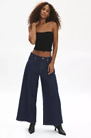 ReMADE By UO Remnants Made LA Ruched Lace Tube Top