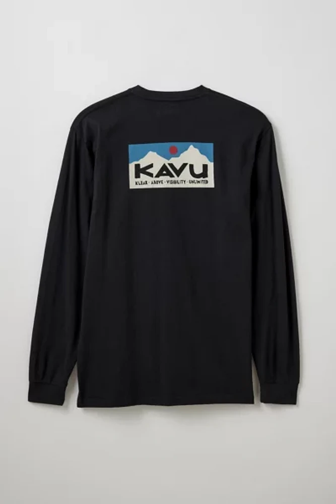 KAVU Etch Graphic Long Sleeve Tee
