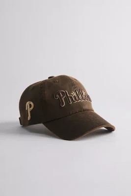 Mitchell & Ness MLB Philadelphia Phillies Leather Dad Hat