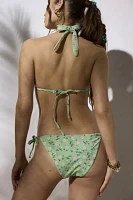 Out From Under Blake Printed Side Tie String Bikini Bottom