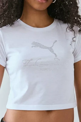 Puma X LaQuan Smith Cropped Baby Tee