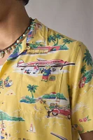 Polo Ralph Lauren Bear Pattern Camp Collar Shirt