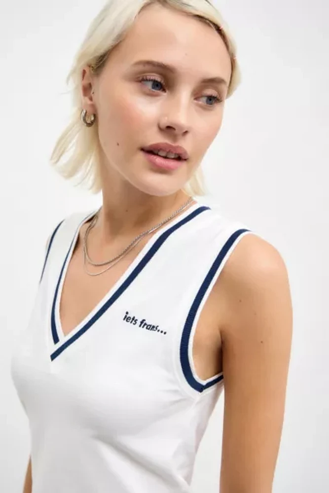 iets frans... V-Neck Tank Top
