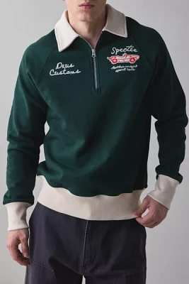 Deus Ex Machina Specter Quarter Zip Polo Sweatshirt
