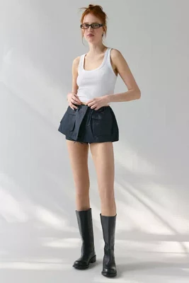 WMWM Navy Pockets Sporty Micro Short