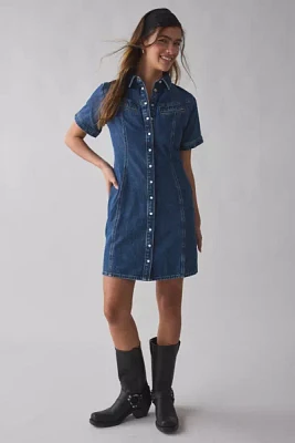 Levi's® Rinoa Denim Shirt Mini Dress