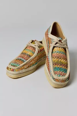 Clarks Wallabee Raffia Shoe