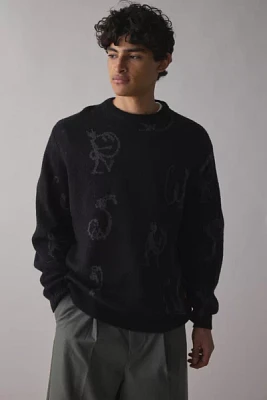 WORSHIP SUPPLIES Movement Brushed Knit Crew Neck Sweater