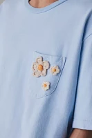 Monitaly Flower Pocket Tee