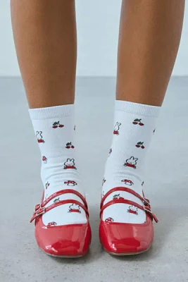 BAGGU & Miffy Mushroom Crew Sock
