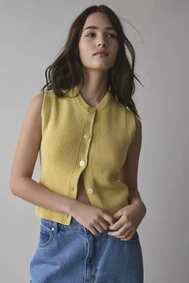 BDG Santorini Cropped Sweater Vest