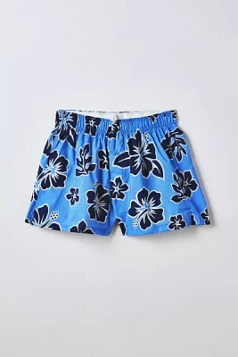Hibiscus Pattern Woven Boxer Short
