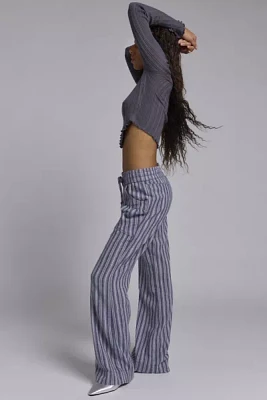 Kimchi Blue Simone Linen-Blend Flare Pant