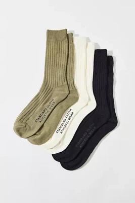Standard Cloth Classic Trouser Crew Sock 3-Pack