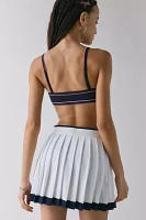 Lacoste Contrast Stripe Accent Sports Bra