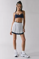 Lacoste Contrast Stripe Accent Sports Bra