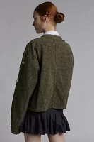 ReMADE By UO Button Detail Cropped Jacket