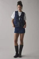 Kimchi Blue Nora Tie-Front Denim Vest