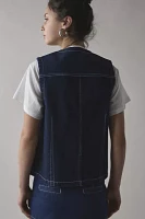 Kimchi Blue Nora Tie-Front Denim Vest