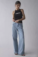 FANG NYC UO Exclusive Embroidered High Neck Tank Top
