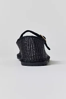 UO Madeline Raffia Mary Jane Ballet Flat