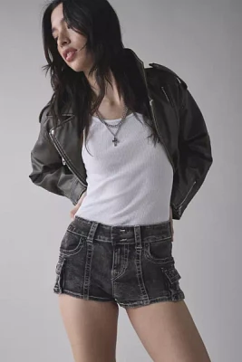True Religion Mid-Rise Cargo Hot Short