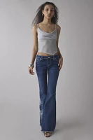 True Religion Joey Butterfly Big T Low-Rise Flare Jean