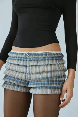 Kimchi Blue Alyx Tiered Ruffle Micro Short