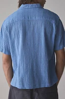Standard Cloth Liam Textured Gauze Button-Down Shirt