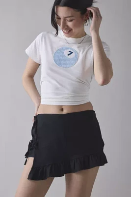 Kimchi Blue Sienna Side-Tie Wrap Ruffle Mini Skort