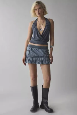 Silence + Noise Alexis Bubble Hem Cargo Skirt