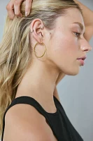 Waterproof Thin Hoop Earring Set
