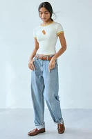 Kimchi Blue Too Perfect Corndog Graphic Ringer Baby Tee