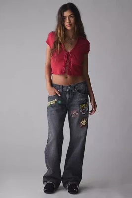 BDG Kayla Patched Low-Rise Jean