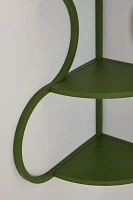 Lucie Wiggle Iron Corner Wall Shelf