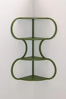 Lucie Wiggle Iron Corner Wall Shelf