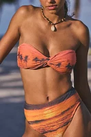 It’s Now Cool Sol The Twist Bandeau Bikini Top
