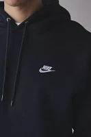 Nike Club Logo Fleece Pullover Hoodie Sweatshirt