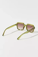 Cleo Plastic Square Sunglasses